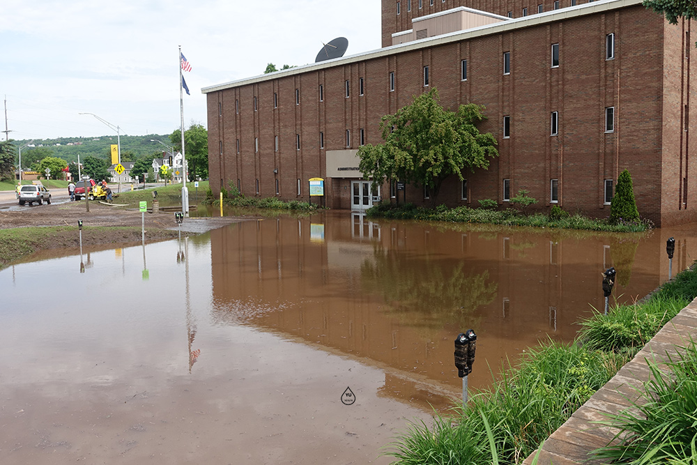 Flooded Building