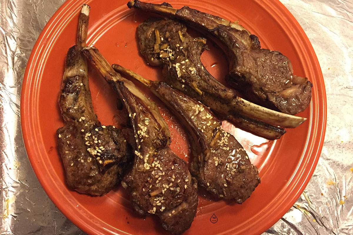 Cooked Lamb Rib