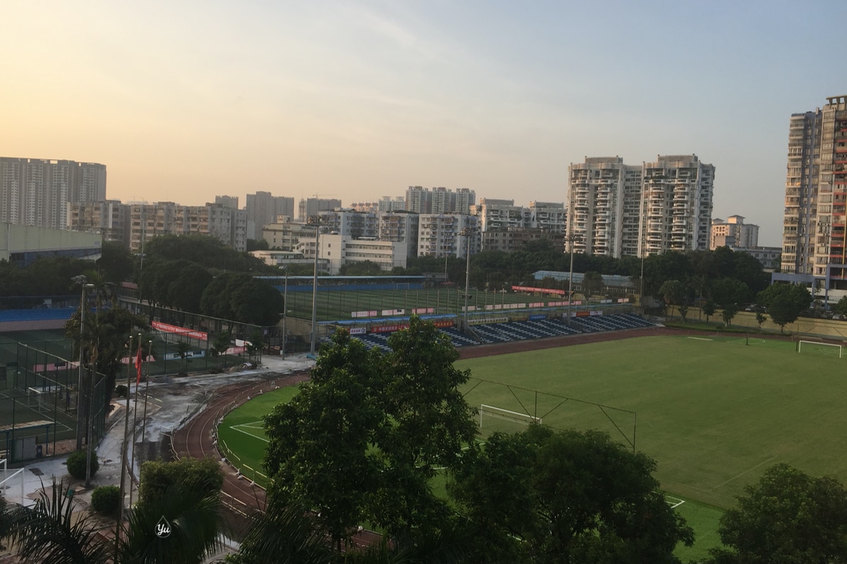 窗外
