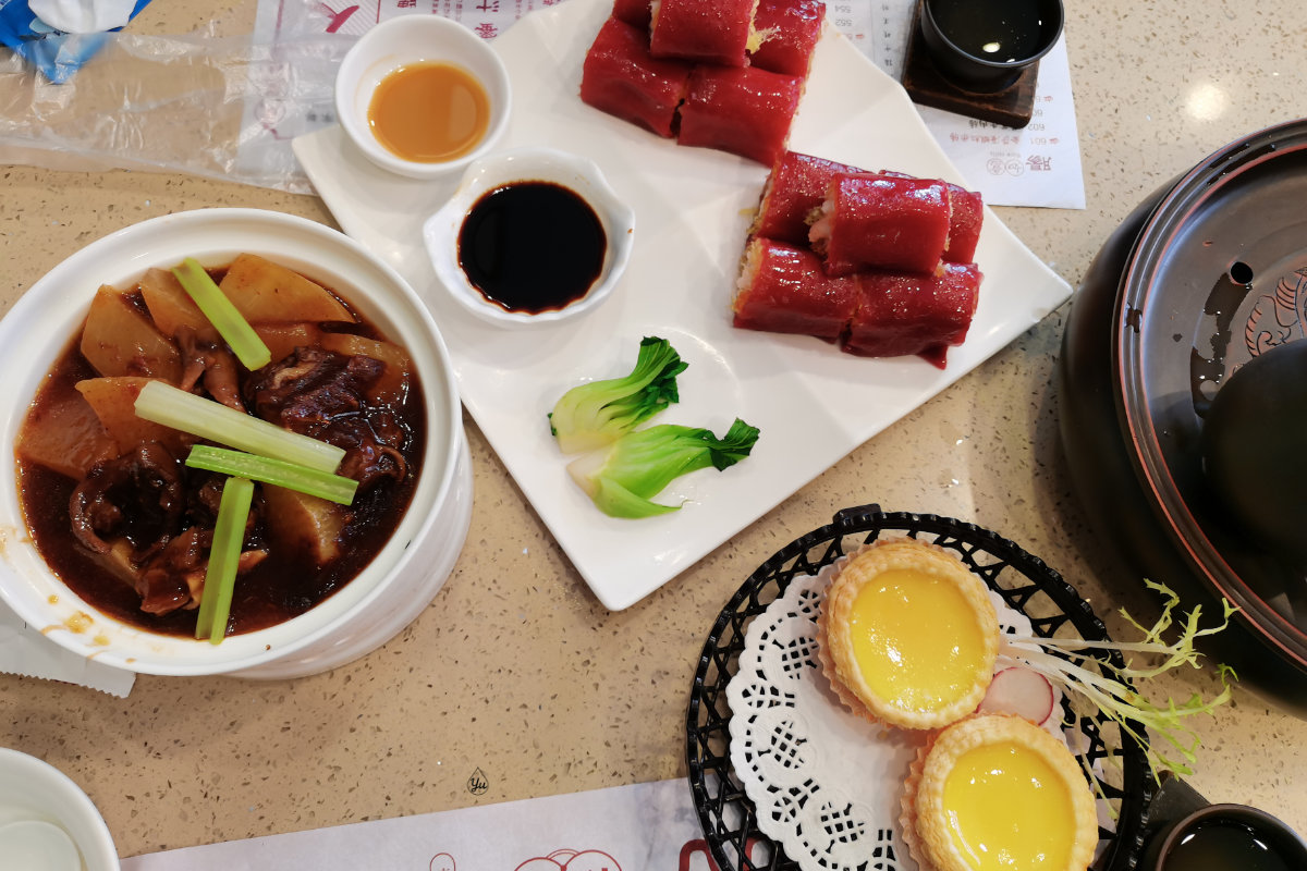 红米肠和牛腩煲