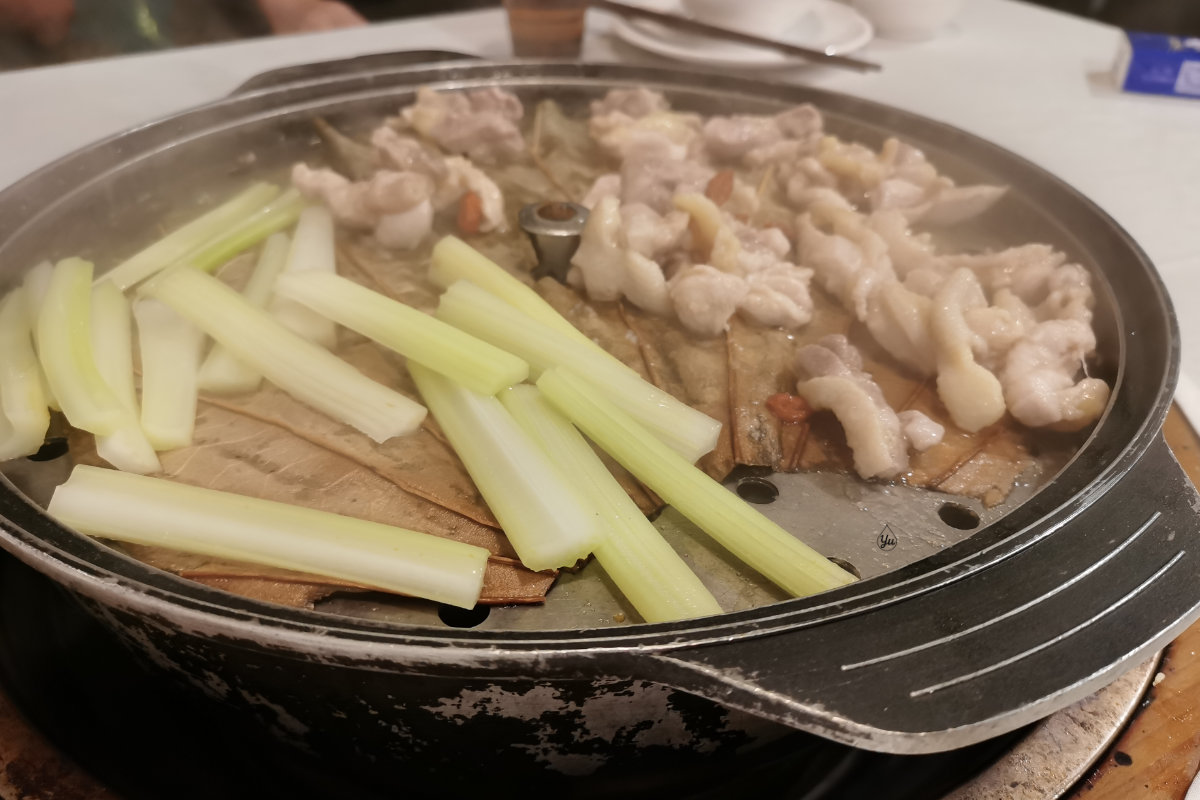 蒸鸡肉